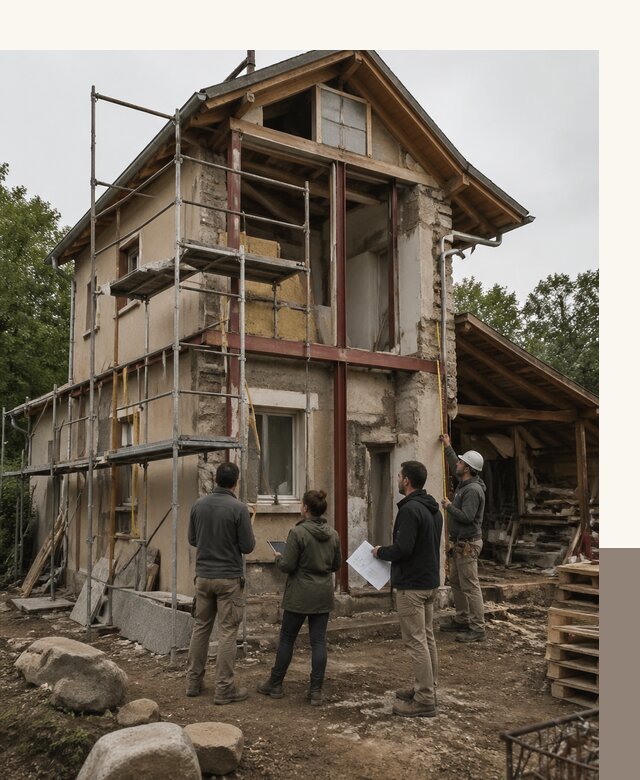 Реконструкция загородного дома под ключ в Печоре от бюро