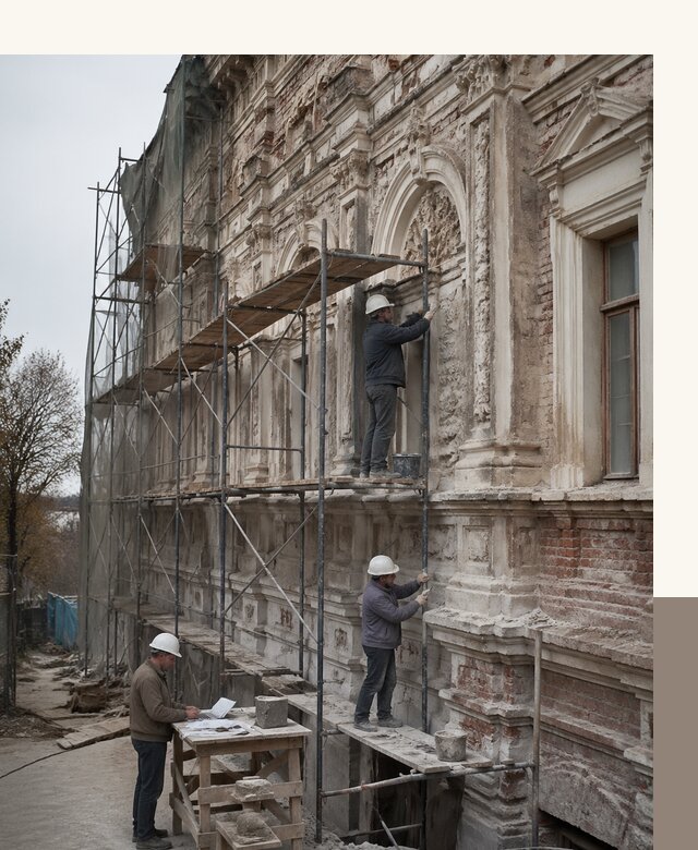 Реставрация объектов культурного наследия под ключ в Печоре
